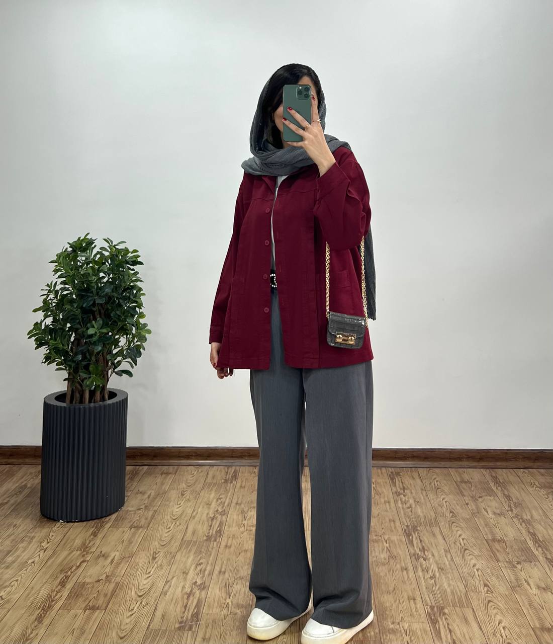 مانتو کتان کاغذی امیلیا