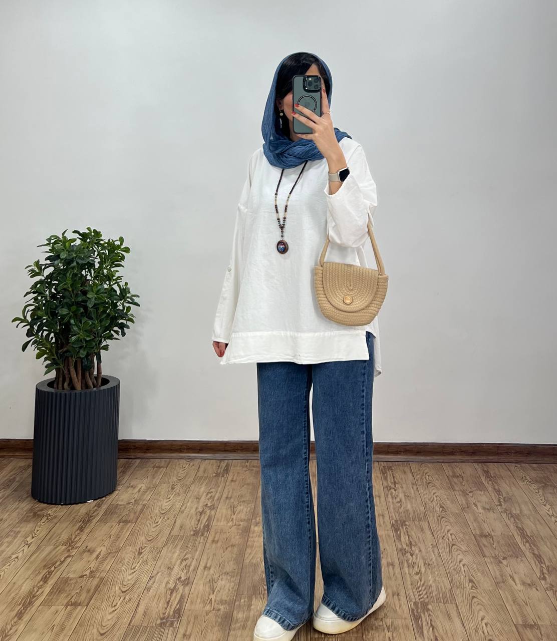 تونیک مانتویی لینن آنوشا