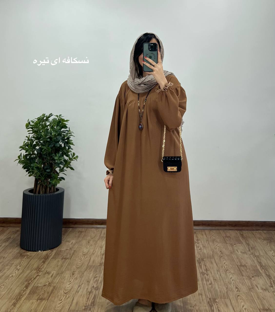مانتو عبایی بلند رایلی 4 کد 2927