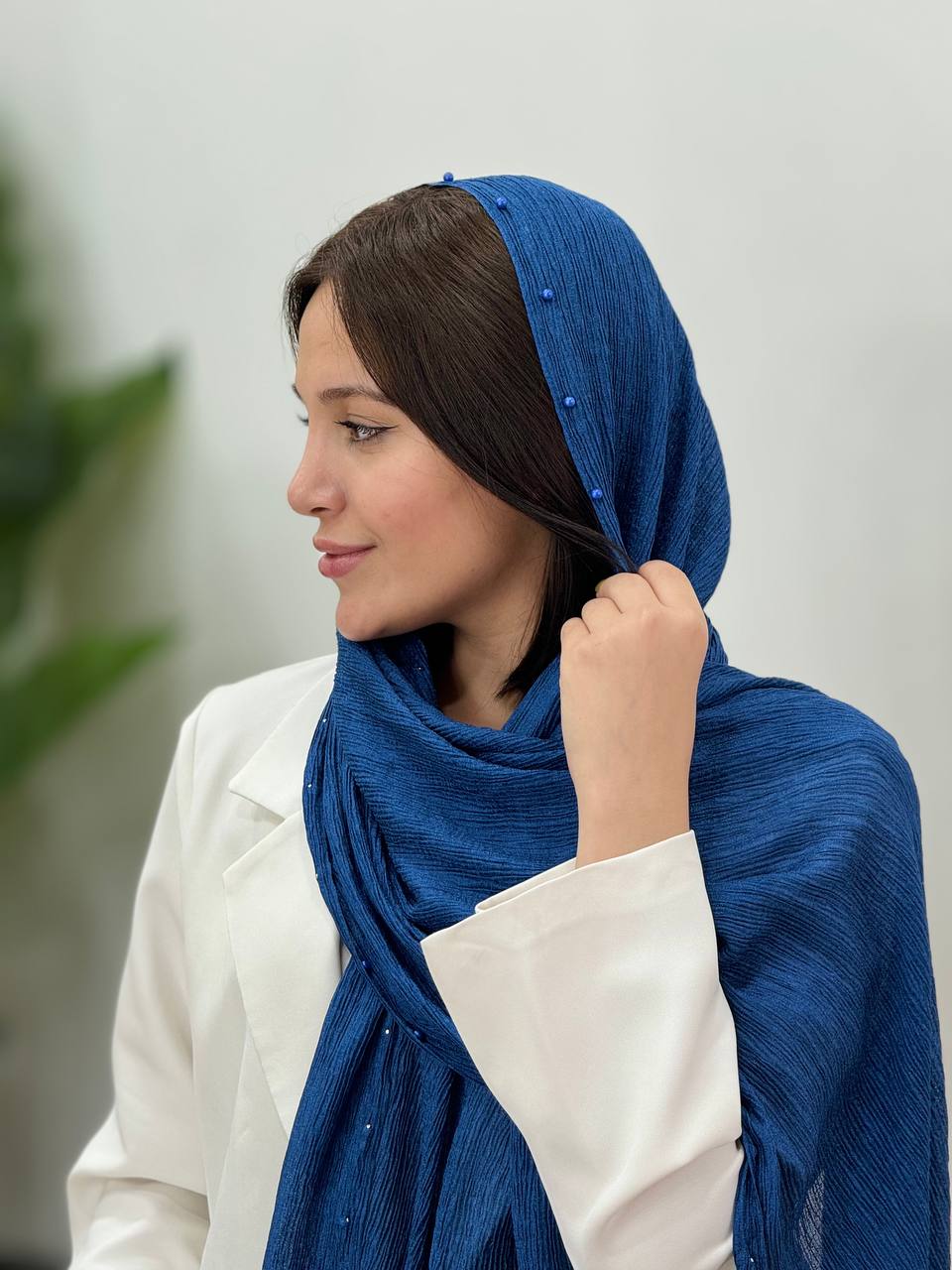 شال پلیسه مروارید