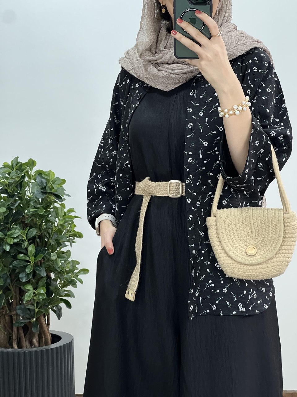 تونیک مانتویی لینن گلسا 3 کد 2964