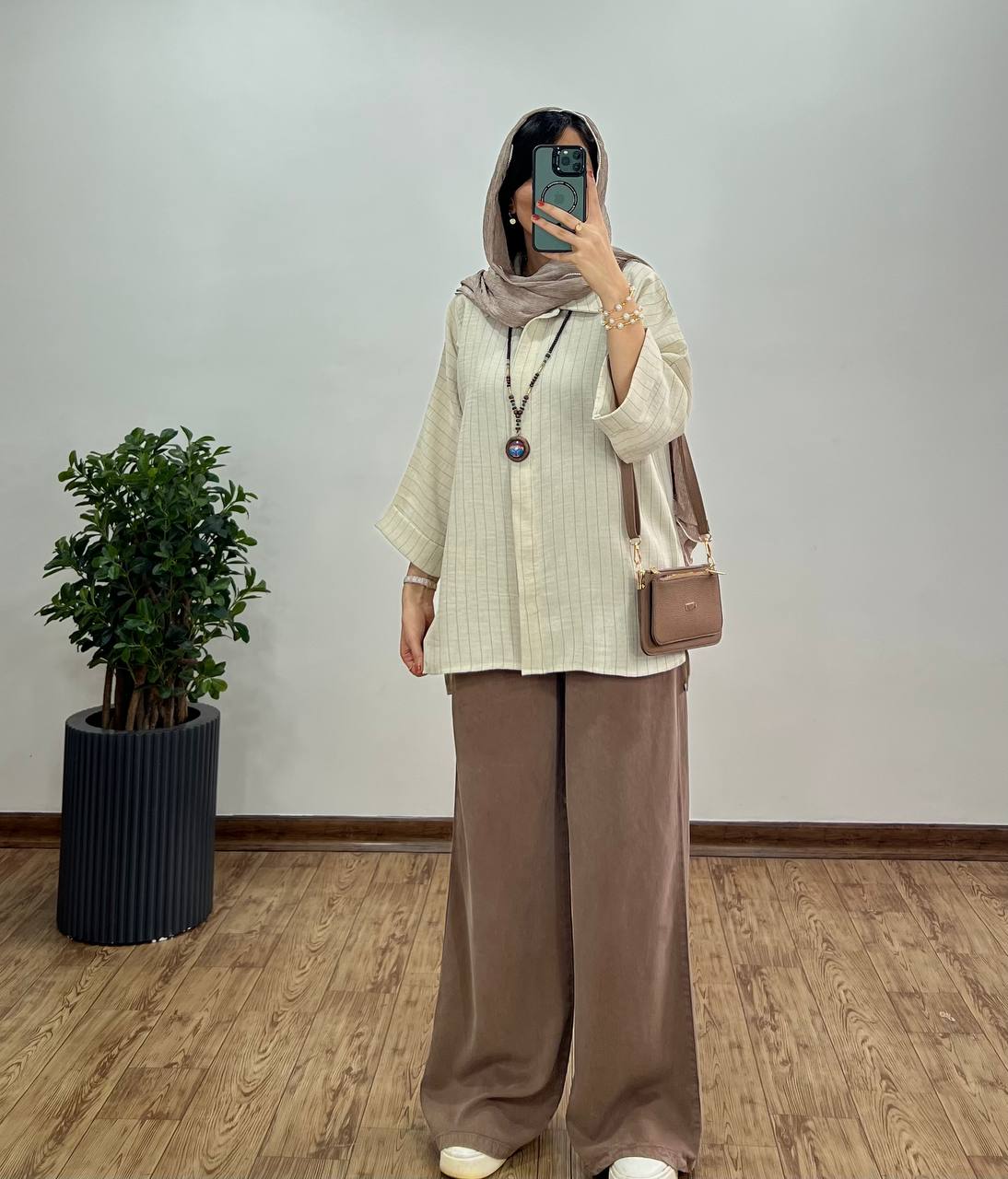 مانتو دکمه مخفی دیپلمات ستین