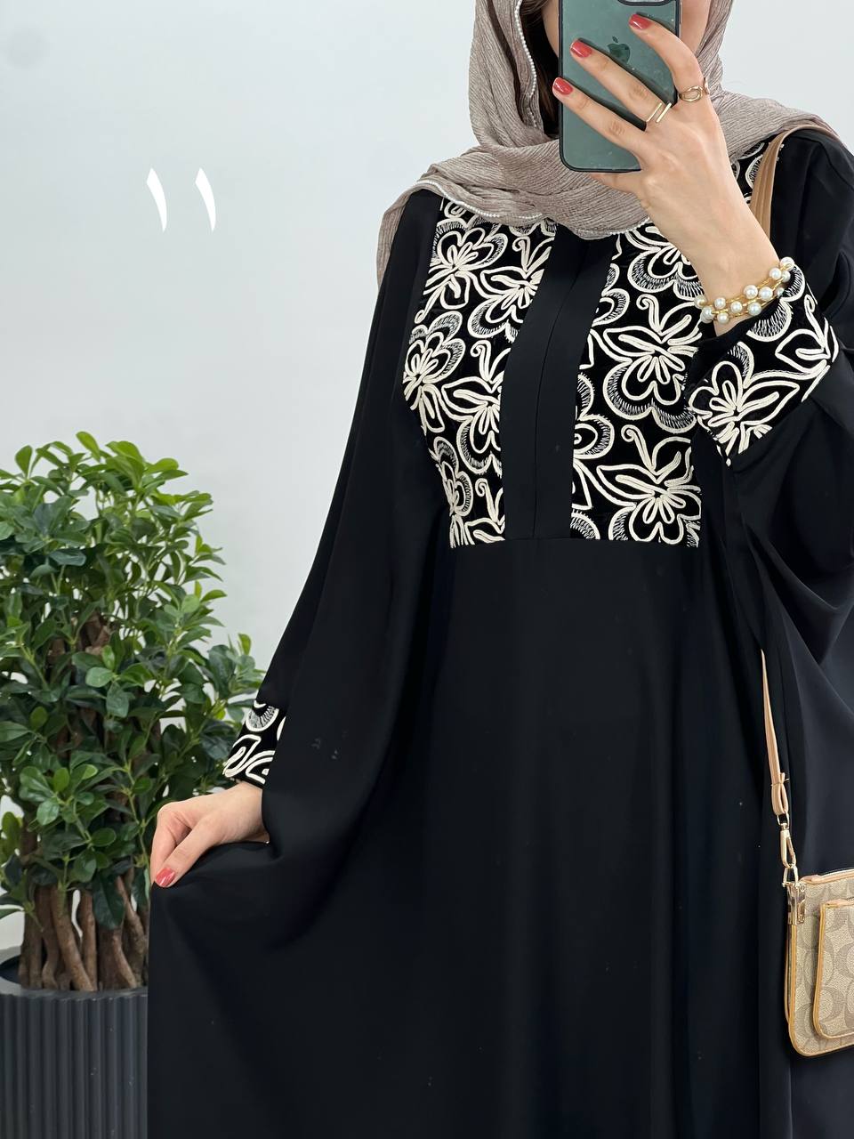 عبای بلند سوزندوزی اسرا 6