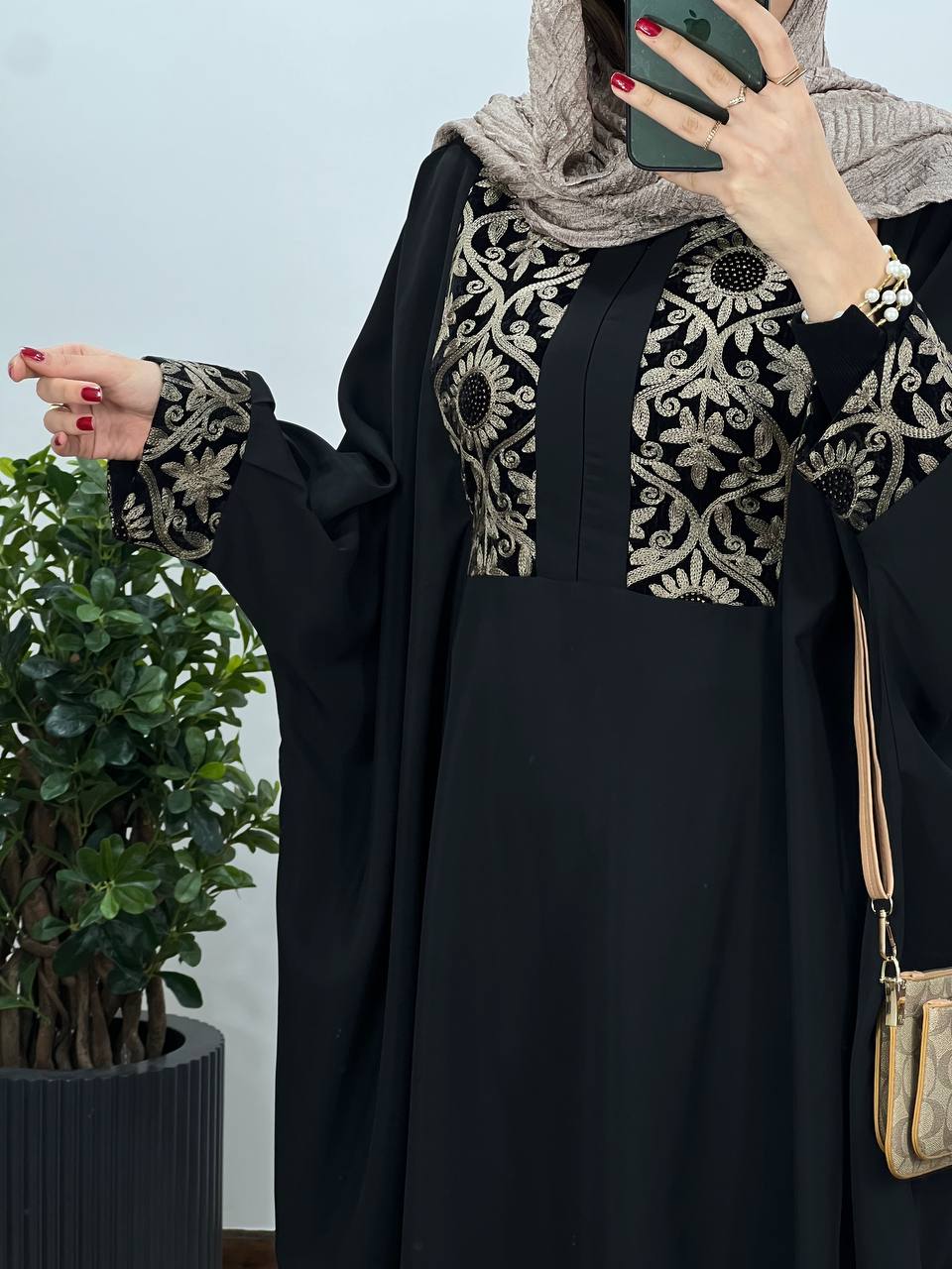 عبای بلند سوزندوزی اسرا 6