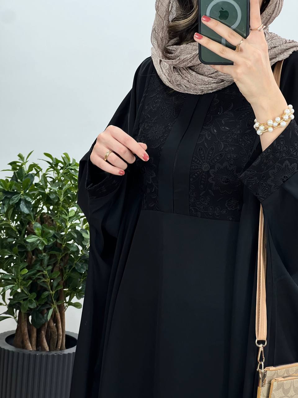 عبای بلند سوزندوزی اسرا 6