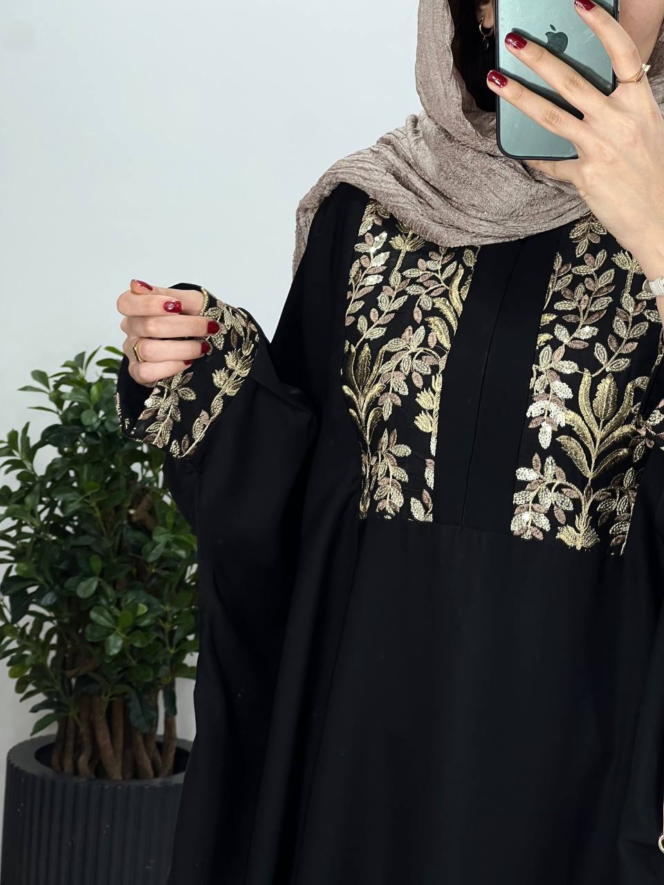 عبای بلند سوزندوزی اسرا 6