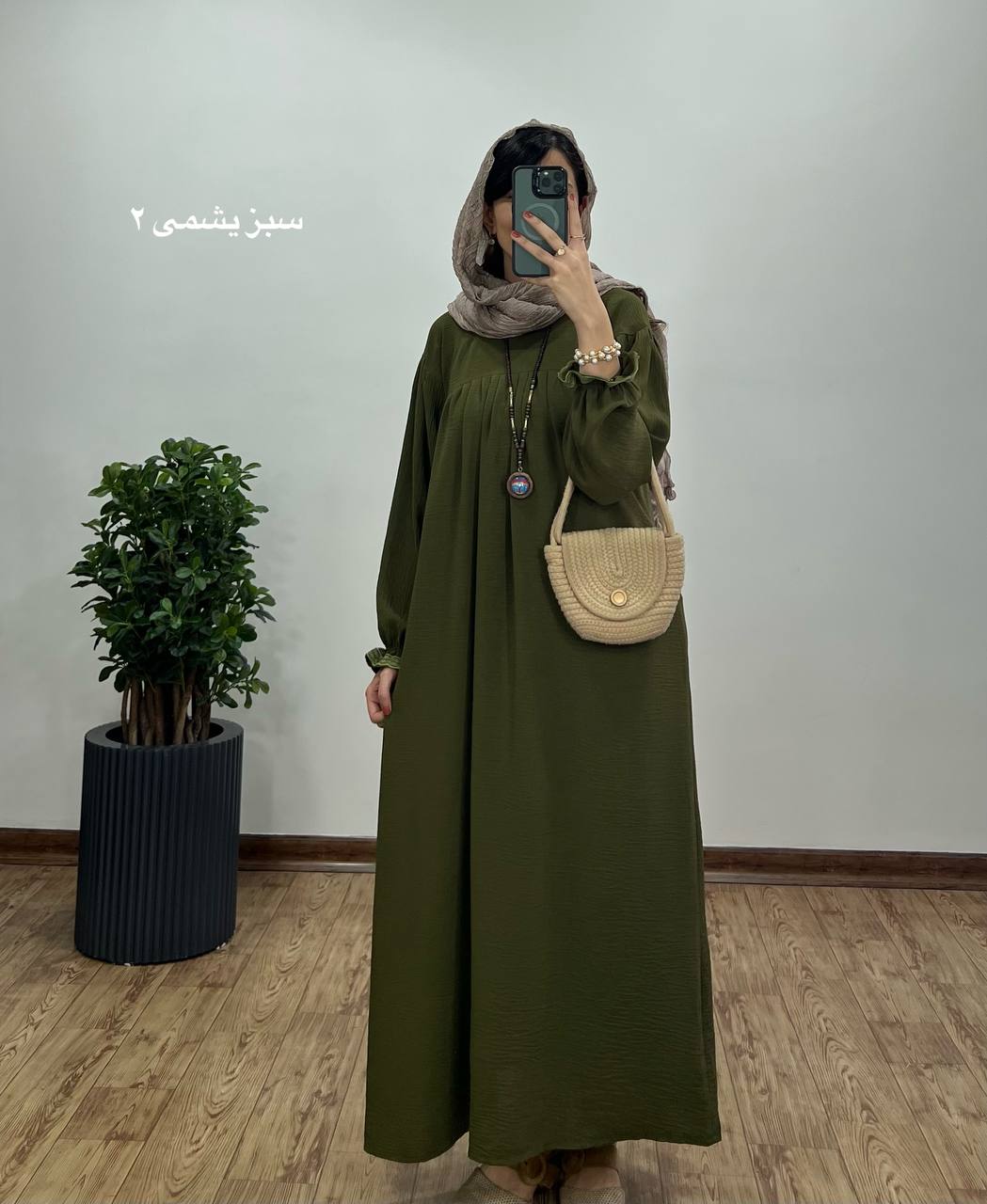 مانتو عبایی بلند رایلی 5 کد 3026