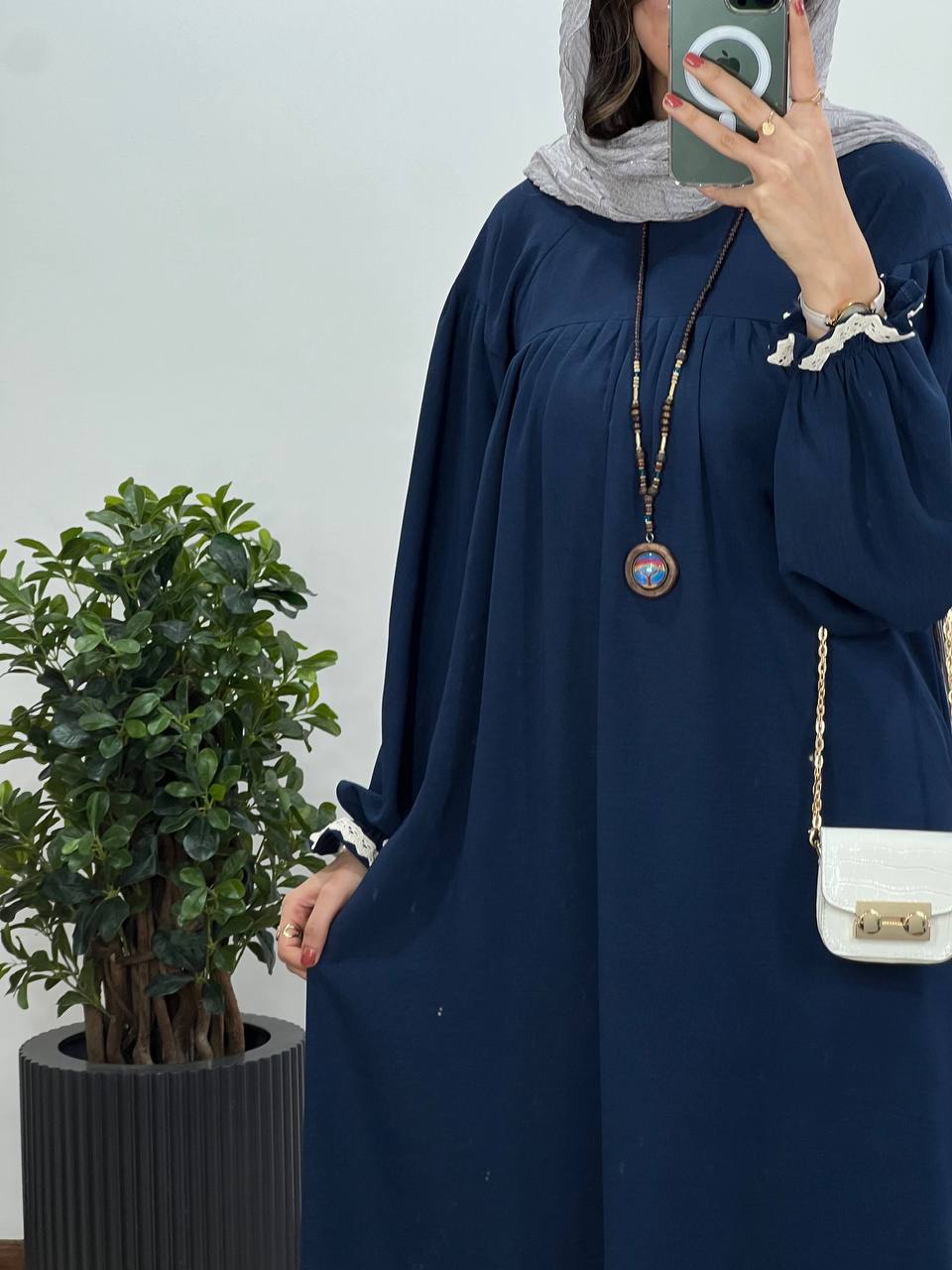 مانتو عبایی بلند رایلی 5 کد 3026