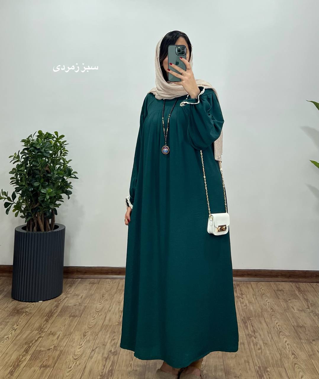 مانتو عبایی بلند رایلی 5 کد 3026