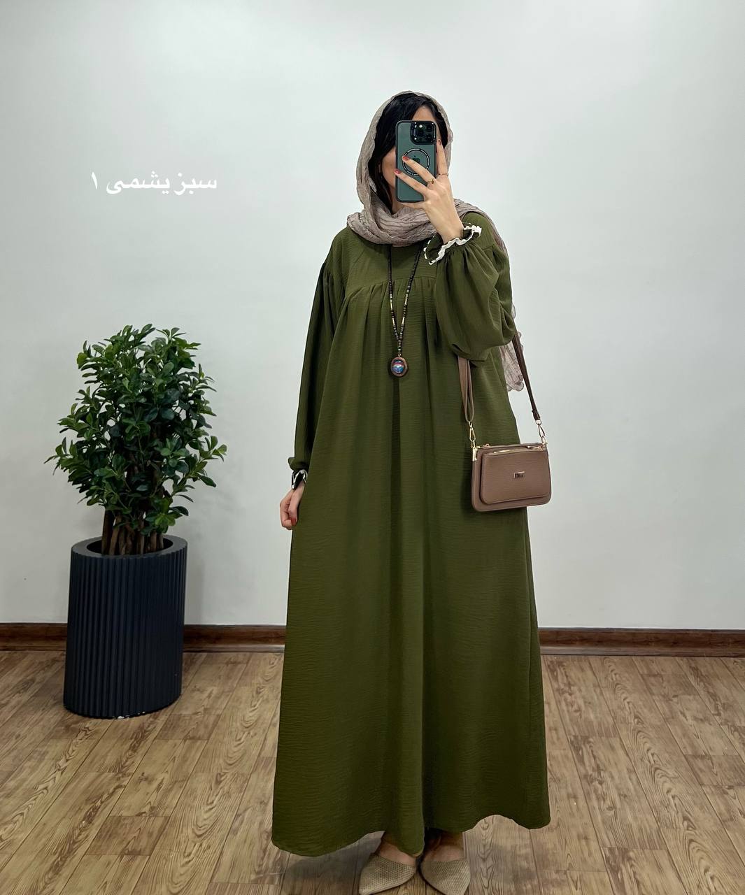 مانتو عبایی بلند رایلی 5 کد 3026