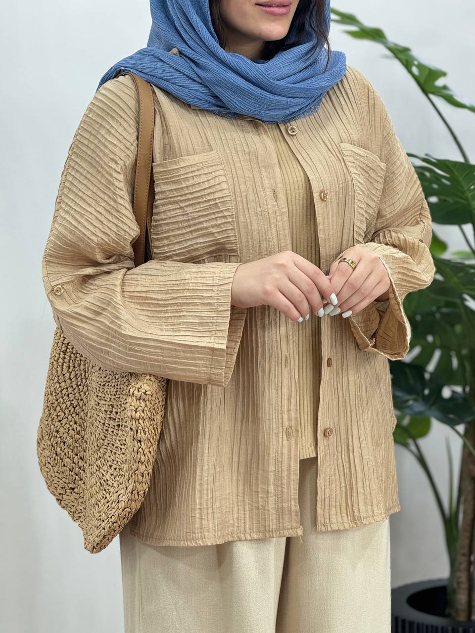 مانتو جلو دکمه لارا