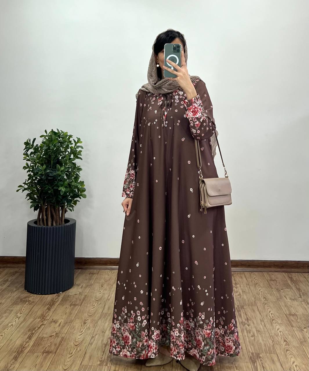 پیراهن بلند سوپر کلوش یسنا