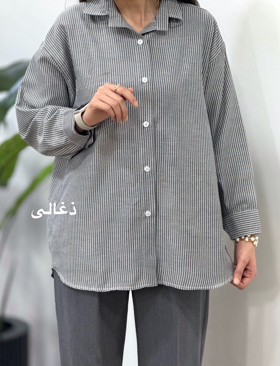 تونیک مانتویی راه راه ترند 1