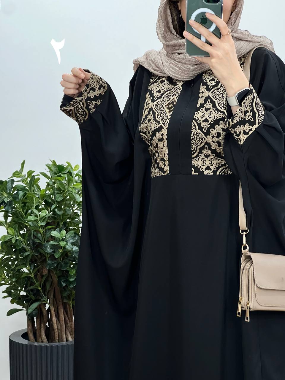 عبای بلند سوزندوزی اسرا 7