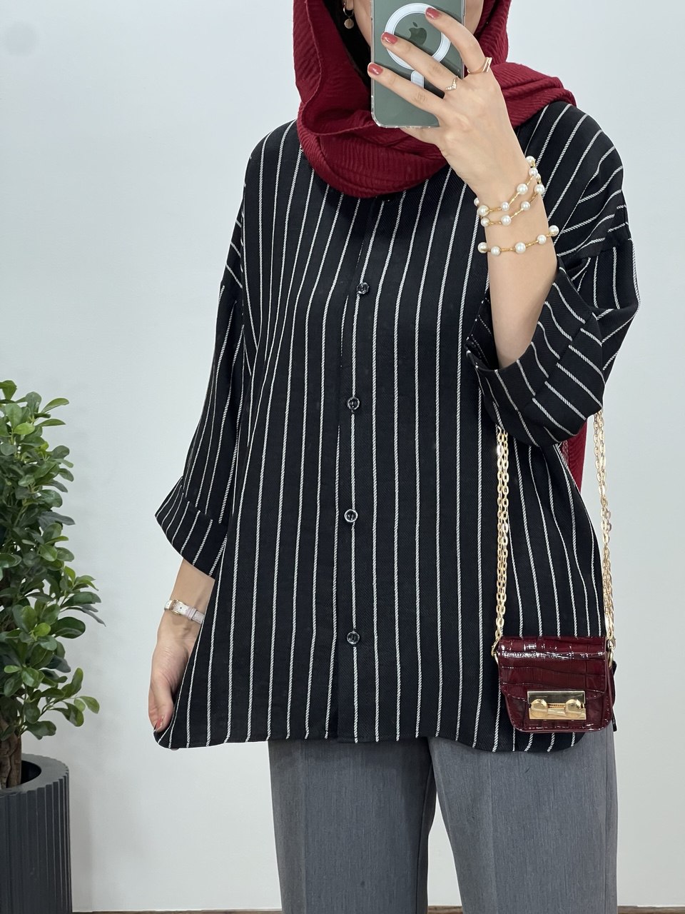 تونیک مانتویی السا مشکی