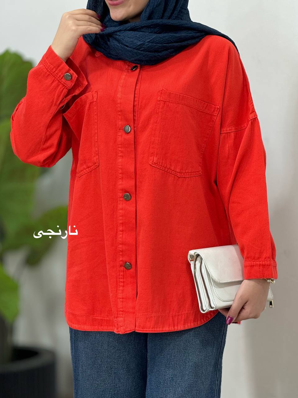 مانتو کتان کاغذی توسکا کد 3165