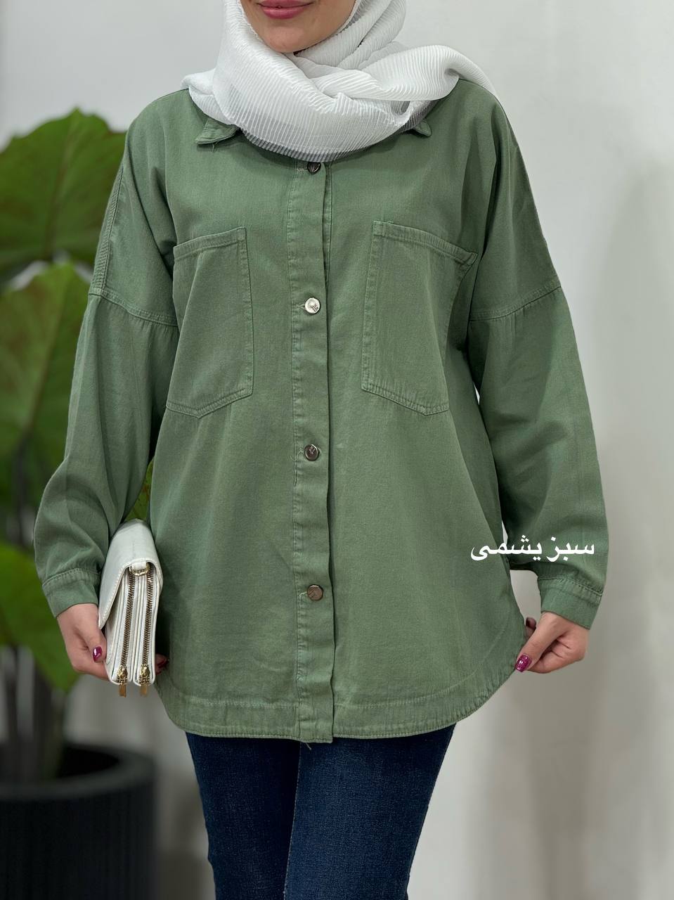 مانتو کتان کاغذی توسکا کد 3165
