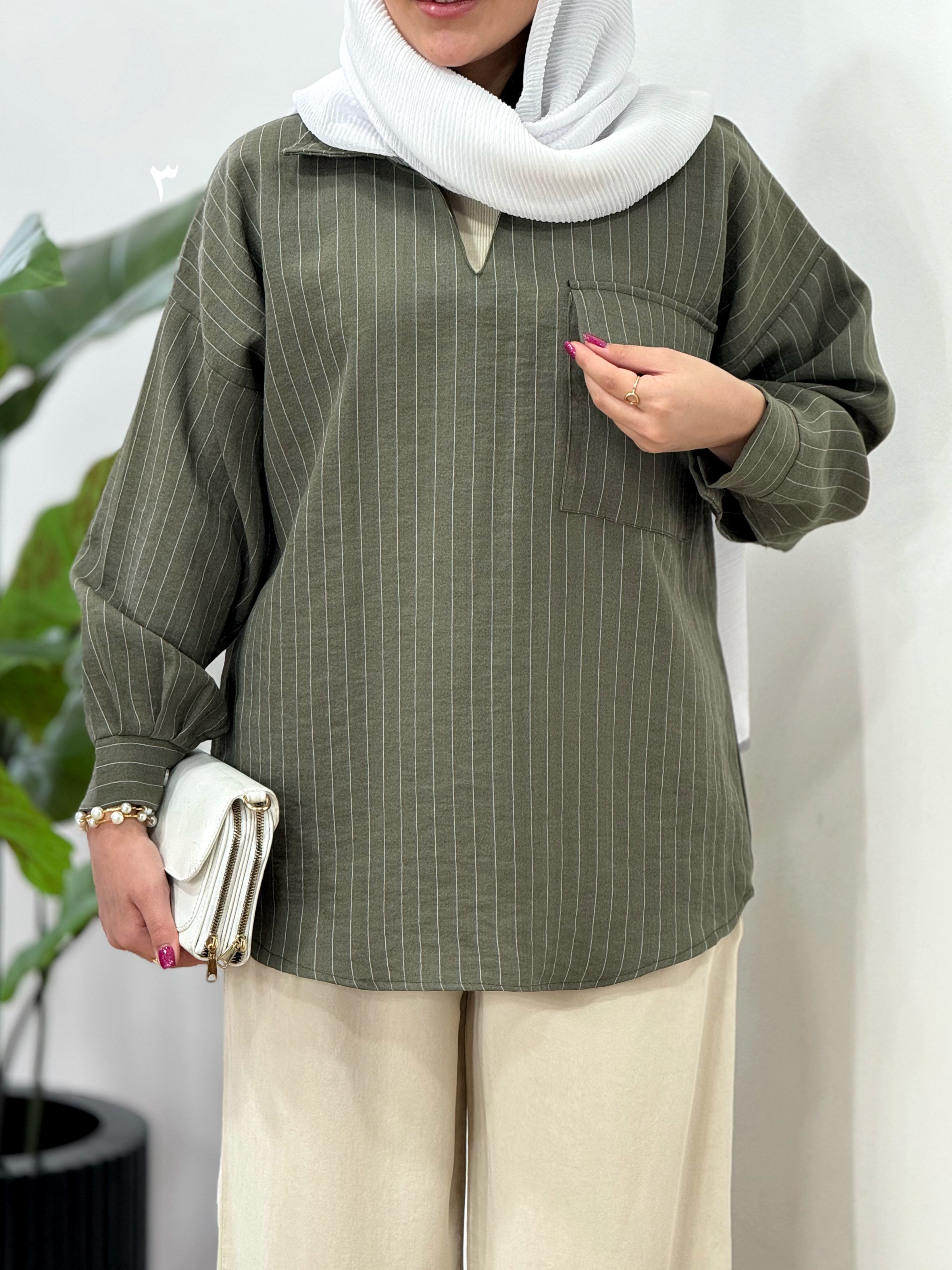 تونیک مانتویی لینن شادان