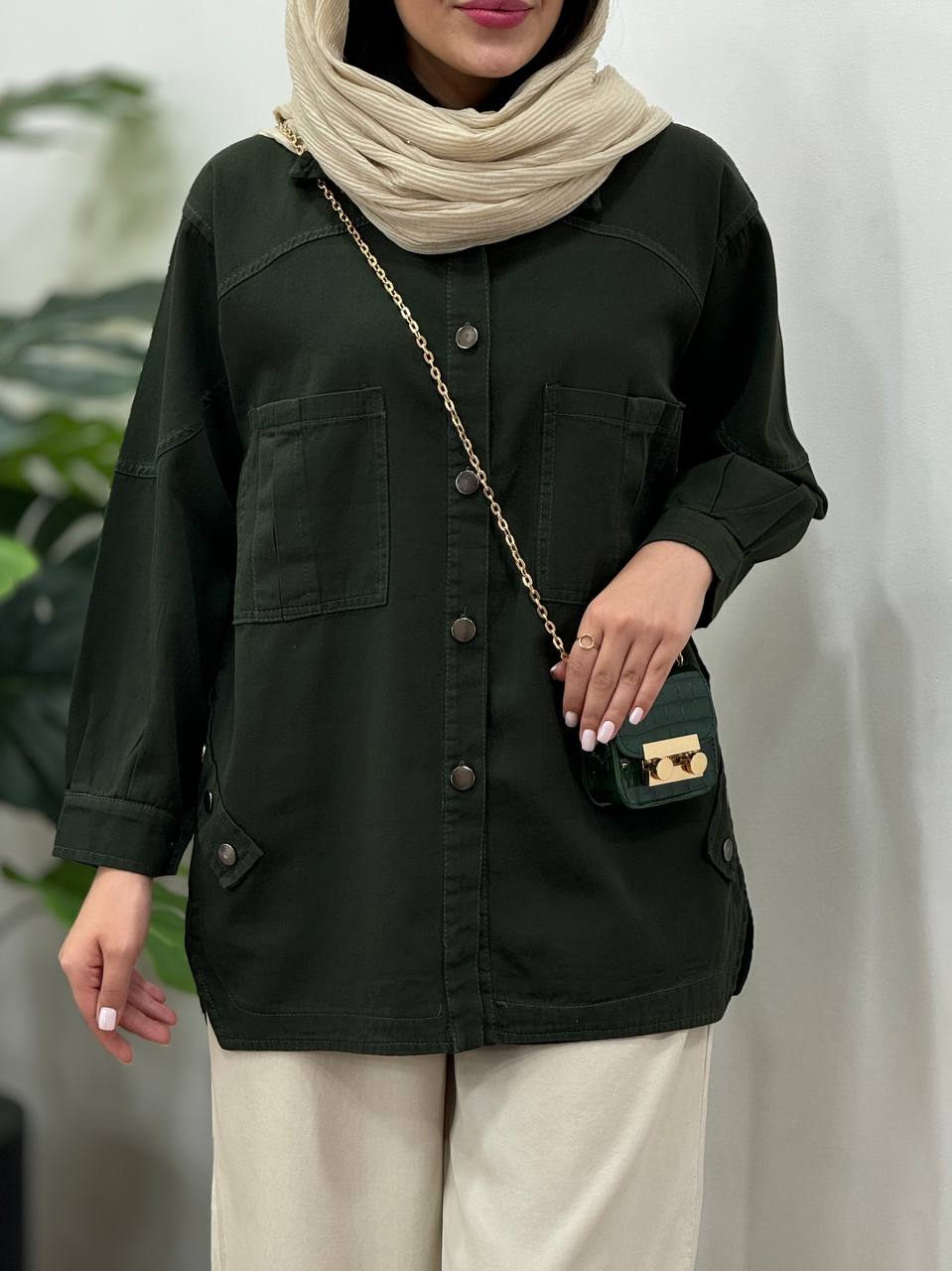 مانتو کتان کاغذی اوران