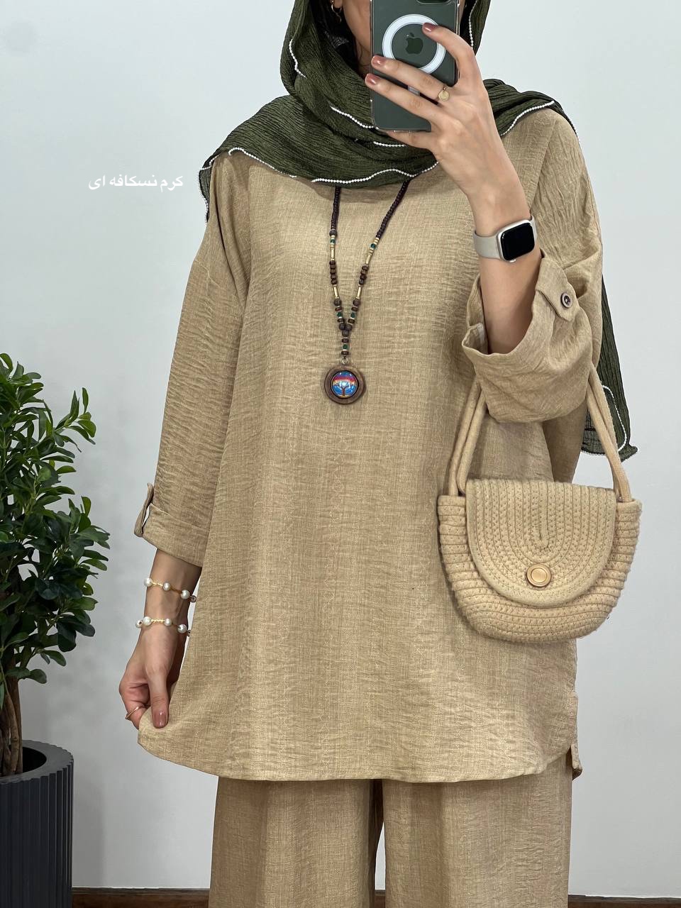 ست مانتو و شلوار ویوات 7