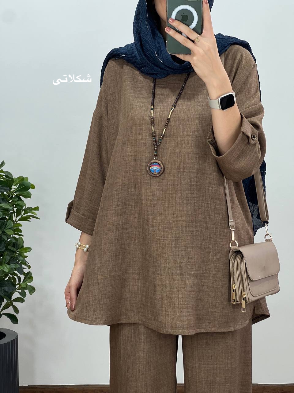 ست مانتو و شلوار ویوات 7